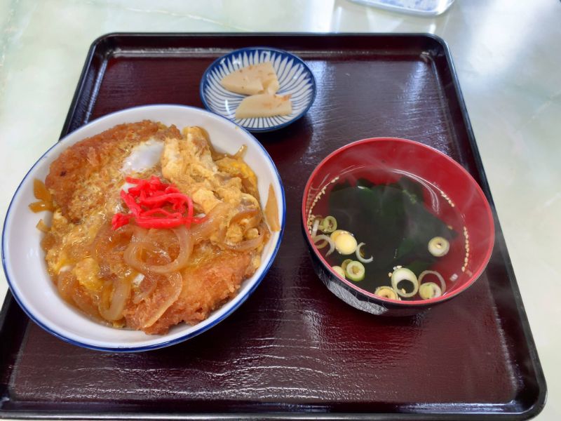 保原町 駅前食堂 かつ丼