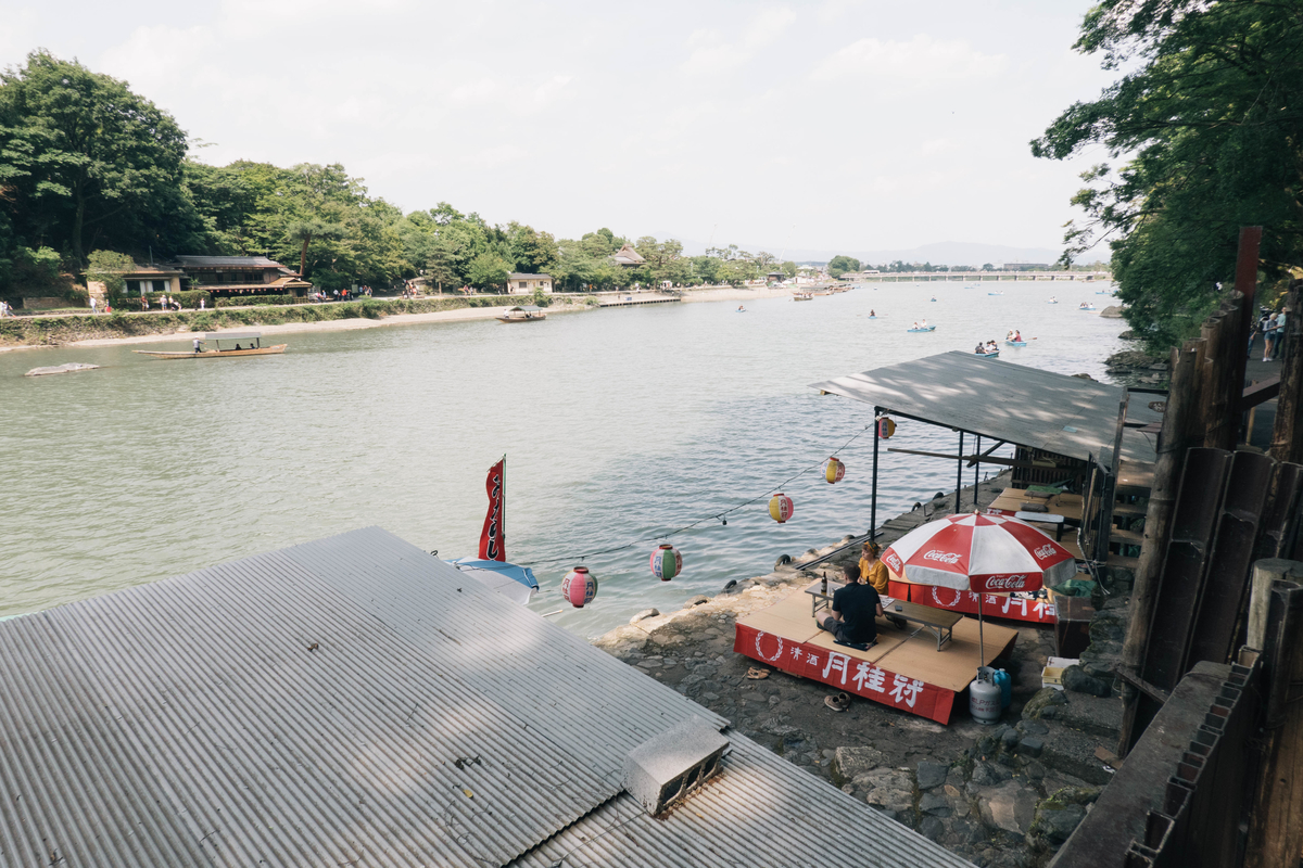 写真：京都嵐山の琴ケ瀬茶屋の外観