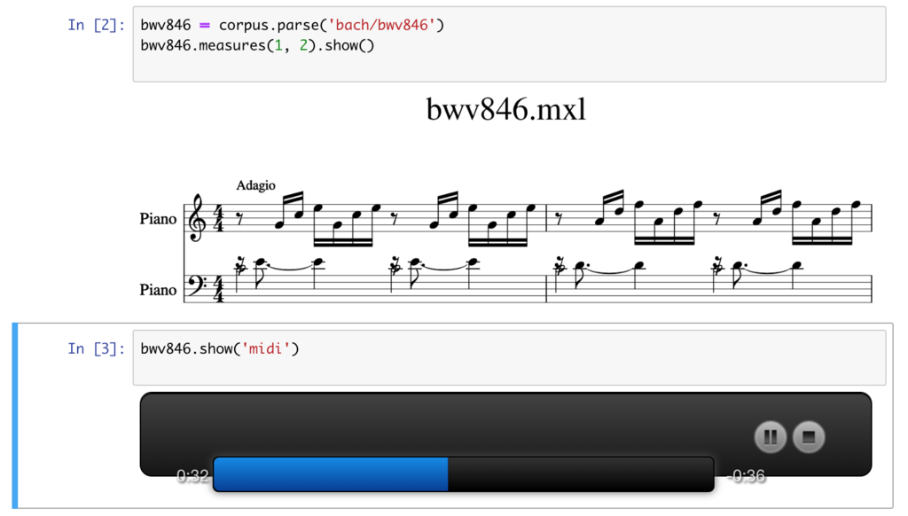 “music21 は、音楽を解析するための Python ライブラリ。MusicXML、MIDI、ABC記法のテキストデータなどの譜面データを ...