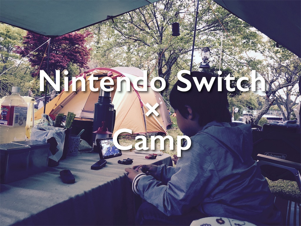 キャンプでニンテンドースイッチってありなの Misoji Camp