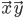 { \vec{x} \vec{y} }