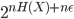 {2^{nH(X)+ n\epsilon}}