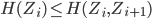 {H(Z_i) \leq H(Z_i,Z_{i+1})}