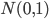 {N(0,1)}