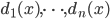 {d_1(x),\dots,d_n(x)}