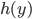 {h(y)}