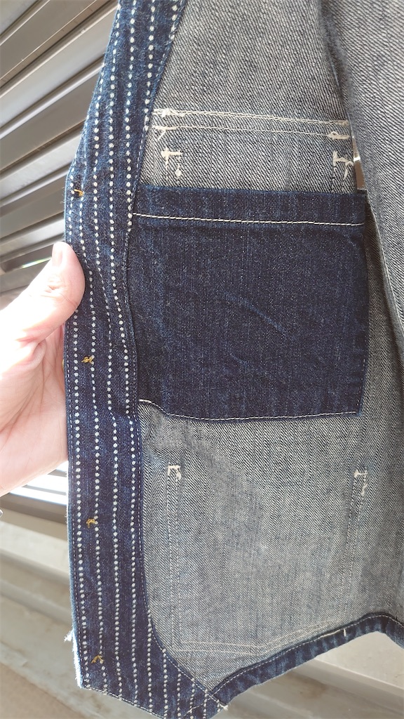 アメカジ】THE FLAT HEAD(フラットヘッド)のウォバッシュデニムベスト