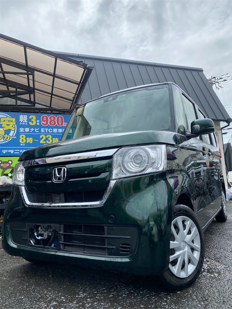 マイナーチェンジ前型n Box中古車リースで月々1万円 乗れる 大阪のレンタカーならテラニシモータース