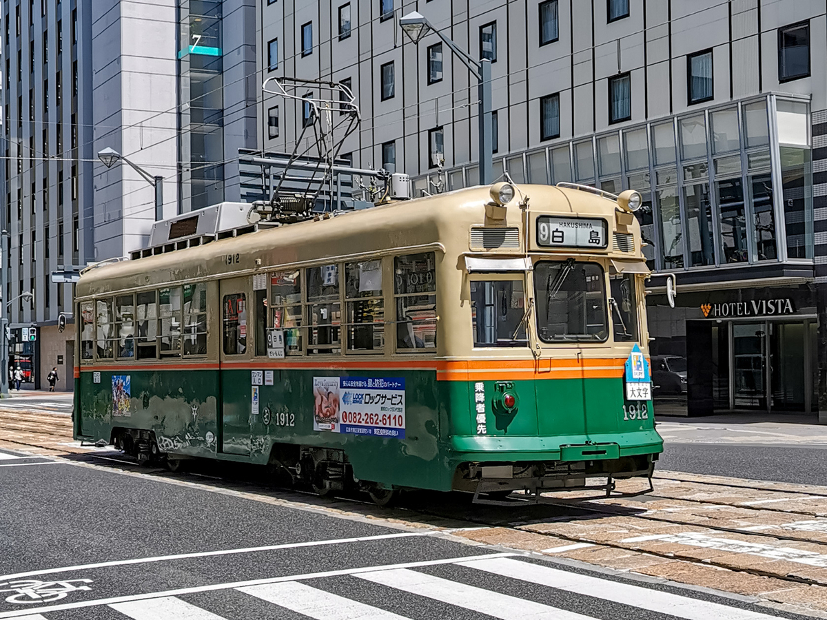 広島電鉄レトロ路面電車撮影記｜351号・652号・京都市電・大阪市電