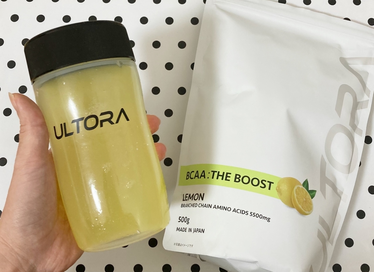 ウルトラ 2袋 BCAA 粘り強 ザ・ブースト レモン風味 500g ULTORA