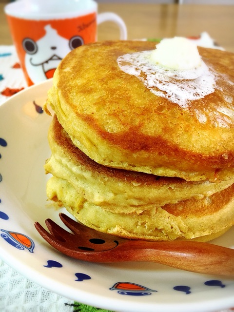 お砂糖なし 玄米粉の塩味パンケーキ お砂糖味醂なし生活 ほっこりおうちごはん