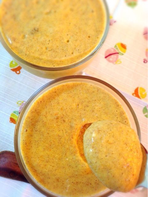 柿と豆乳ヨーグルトで 植物性柿プリン お砂糖味醂なし生活 ほっこりおうちごはん