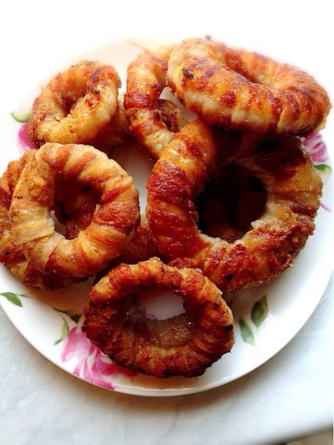 お肉のドーナツ 肉巻きオニオン トンデリング お砂糖味醂なし生活 ほっこりおうちごはん