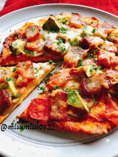 低糖質ピザ チーズと卵の生地なしピザ 動画レシピ お砂糖味醂なし生活 ほっこりおうちごはん