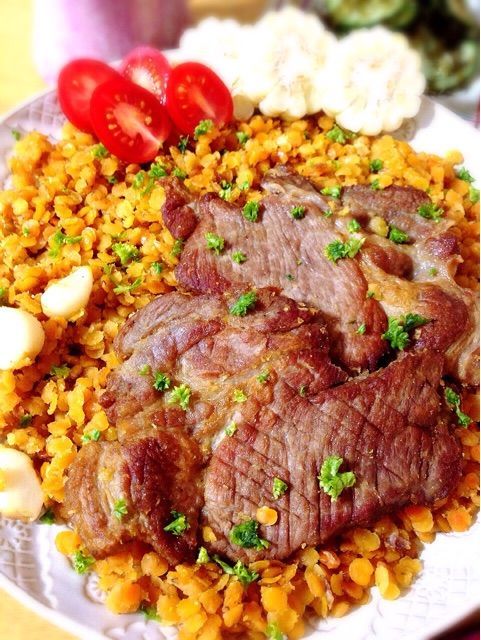 豚肩ロースとレンズ豆の煮込み お砂糖味醂なし生活 ほっこりおうちごはん