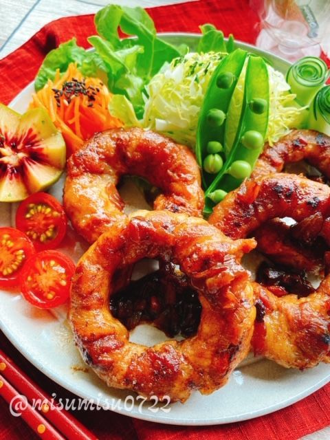トンデリング 肉巻きドーナツ 動画レシピ お砂糖味醂なし生活 ほっこりおうちごはん