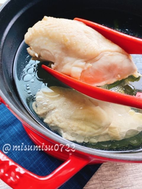 鶏胸肉で茹で鶏 動画レシピ 鶏胸肉の茹で方 Boiled Chicken Breast お砂糖味醂なし生活 ほっこりおうちごはん