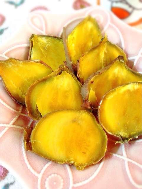 安納芋で可愛く 自家製干し芋 お砂糖味醂なし生活 ほっこりおうちごはん