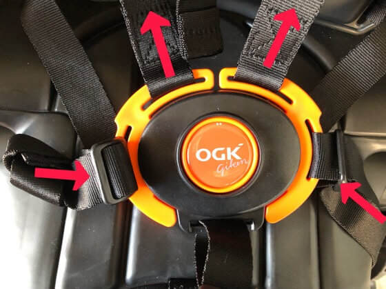 子乗せ自転車 チャイルドシート ベルト ゆるい