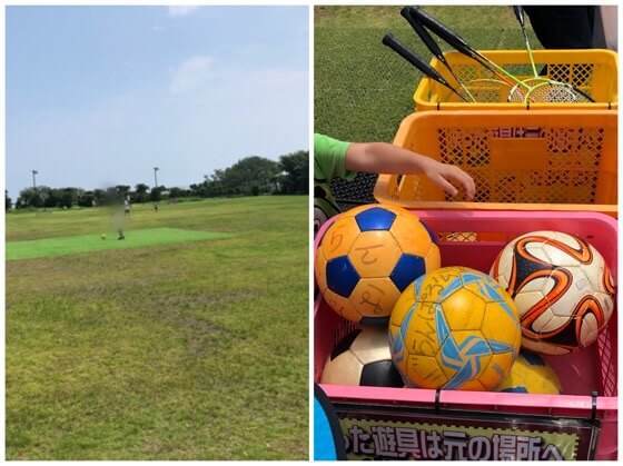 伊豆ぐらんぱる公園の芝生広場と無料で遊べる遊具