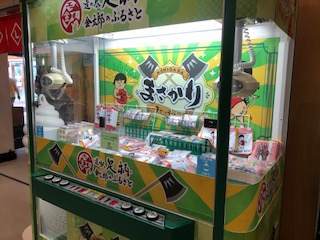 南足柄の道の駅の金太郎のふるさとにあるクレーンゲーム