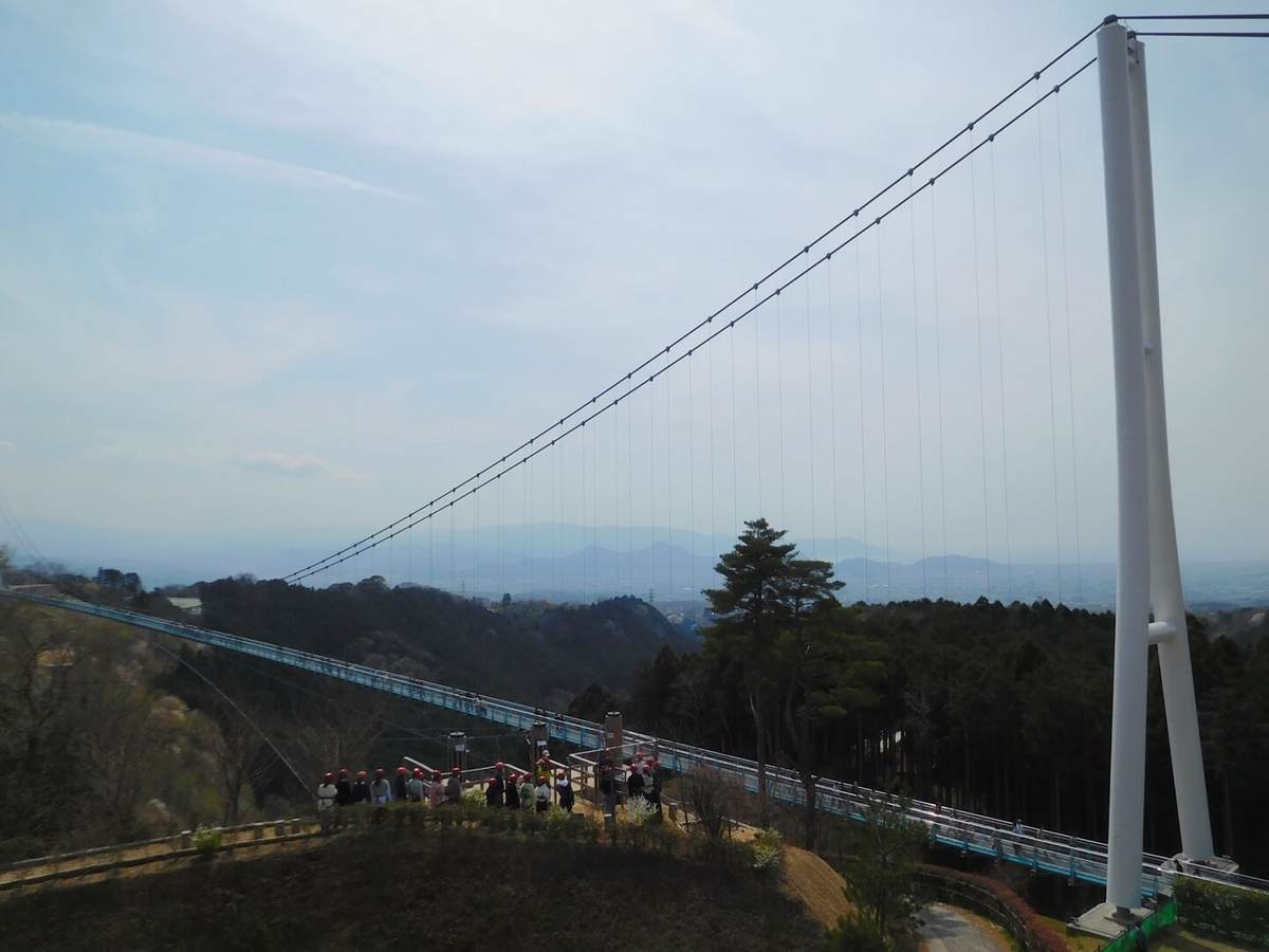 三島スカイウォークの吊り橋