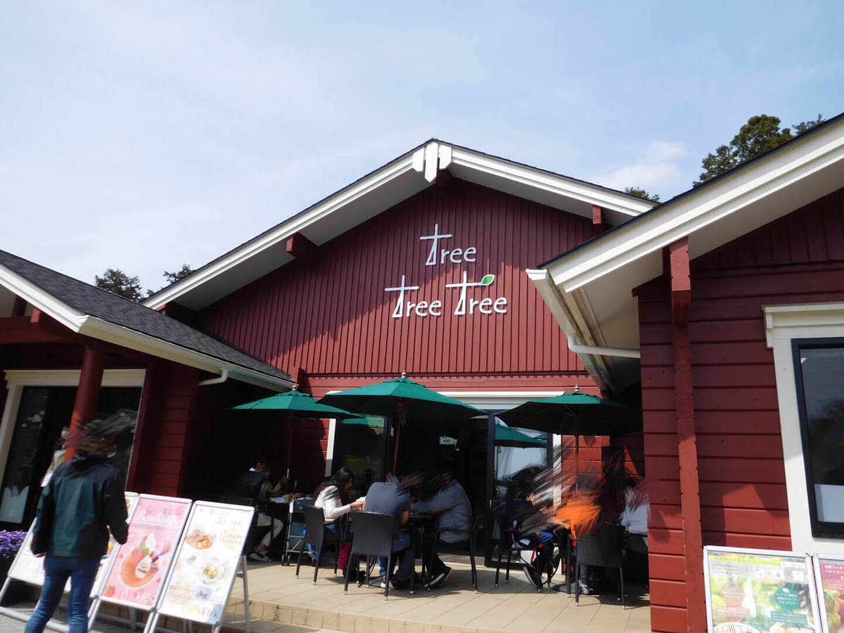 三島スカイウォークのピクニックカフェの外観