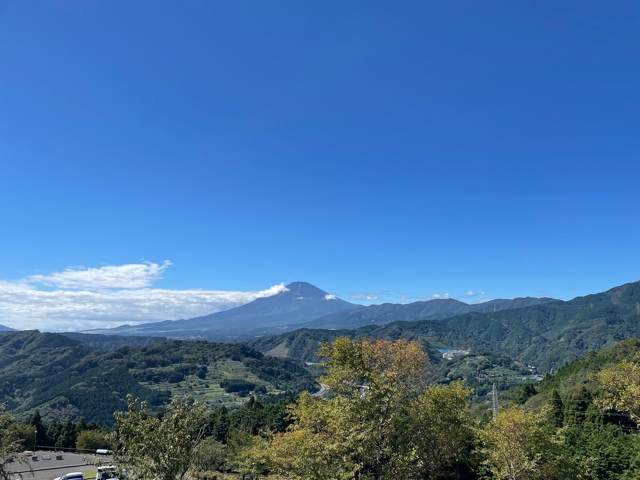 山北つぶらの公園からみえる富士山