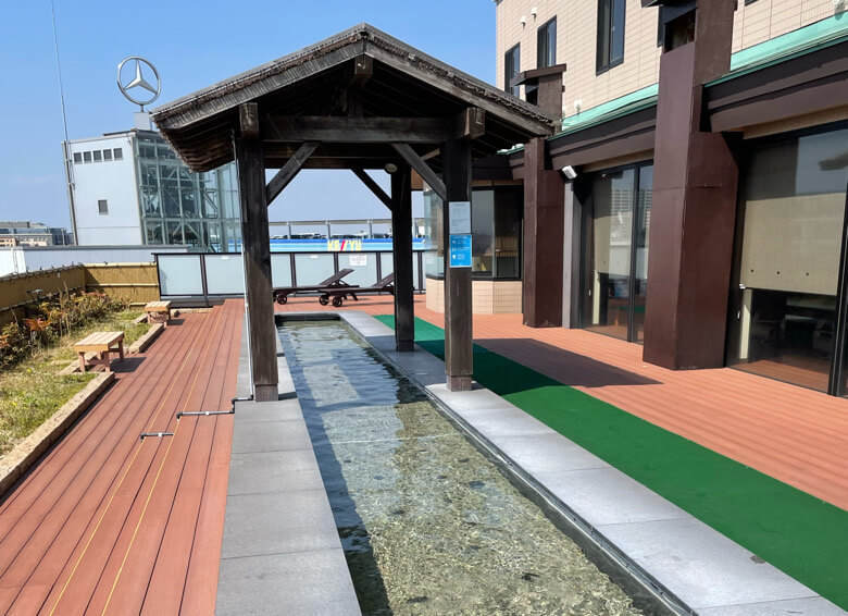 万葉の湯町田の足湯