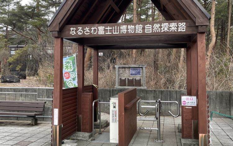 道の駅なるさわの自然散策路