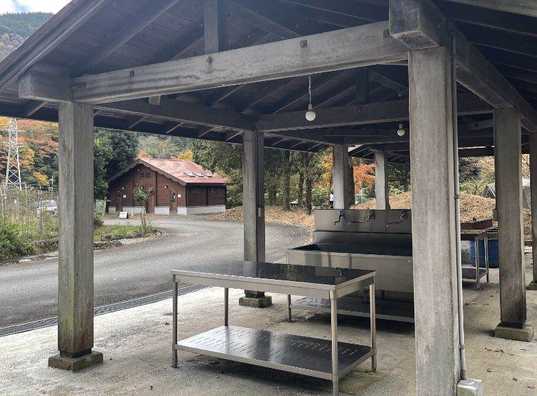 ひだまりの里オートキャンプ場の炊事場