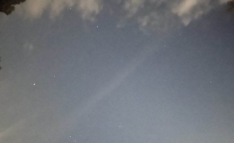 ひだまりの里オートキャンプ場で見た星空