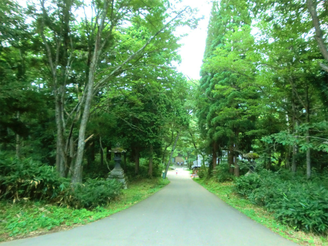 戸隠神社　奥社参道入口から