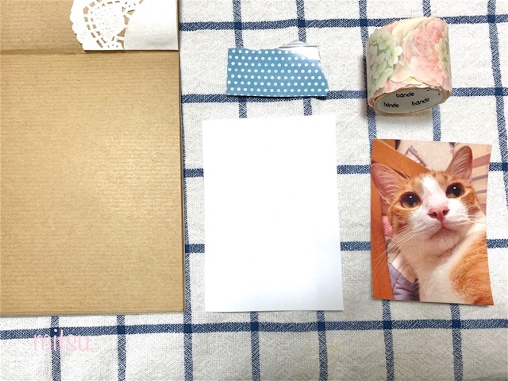 ペットの写真で手作りのアルバム【スクラップブック】