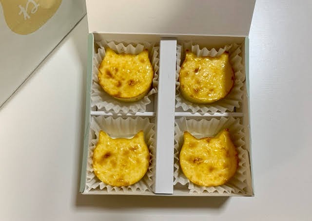 猫型チーズケーキ「にゃんチー」も食べてみた
