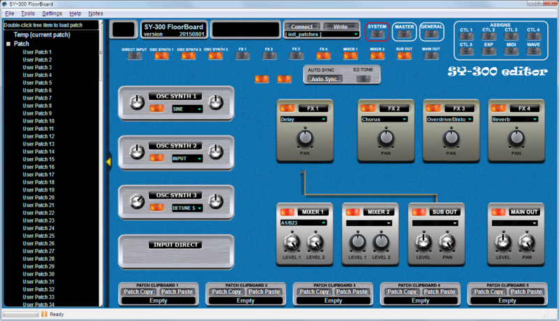 SY-300 FloorBoard