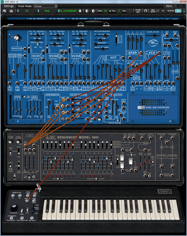 ARP 2600 VのALL表示