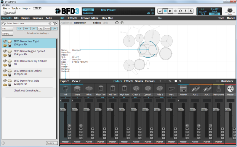 BFD3 デモ版 スタンドアローン起動