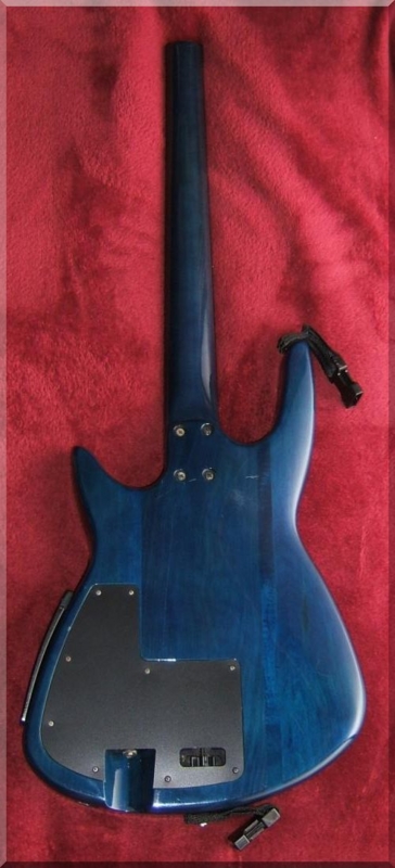 Steinberger ZT-3 Custom Trans Blue 裏