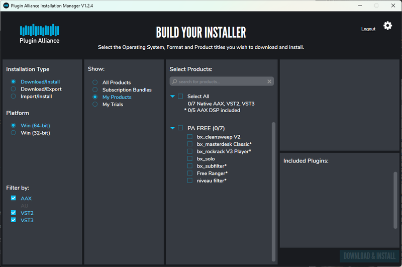 Plugin AllianceなMy Products