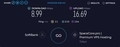 本日のSoftBank Air SPEEDTEST