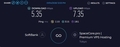 本日のSoftBank Air SPEEDTEST
