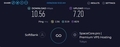 本日のSoftBank Air SPEEDTEST