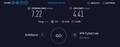 本日のSoftBank Air SPEEDTEST