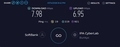 本日のSoftBank Air SPEEDTEST