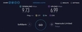 本日のSoftBank Air SPEEDTEST