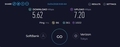 本日のSoftBank Air SPEEDTEST