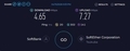 本日のSoftBank Air SPEEDTEST