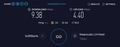 本日のSoftBank Air SPEEDTEST