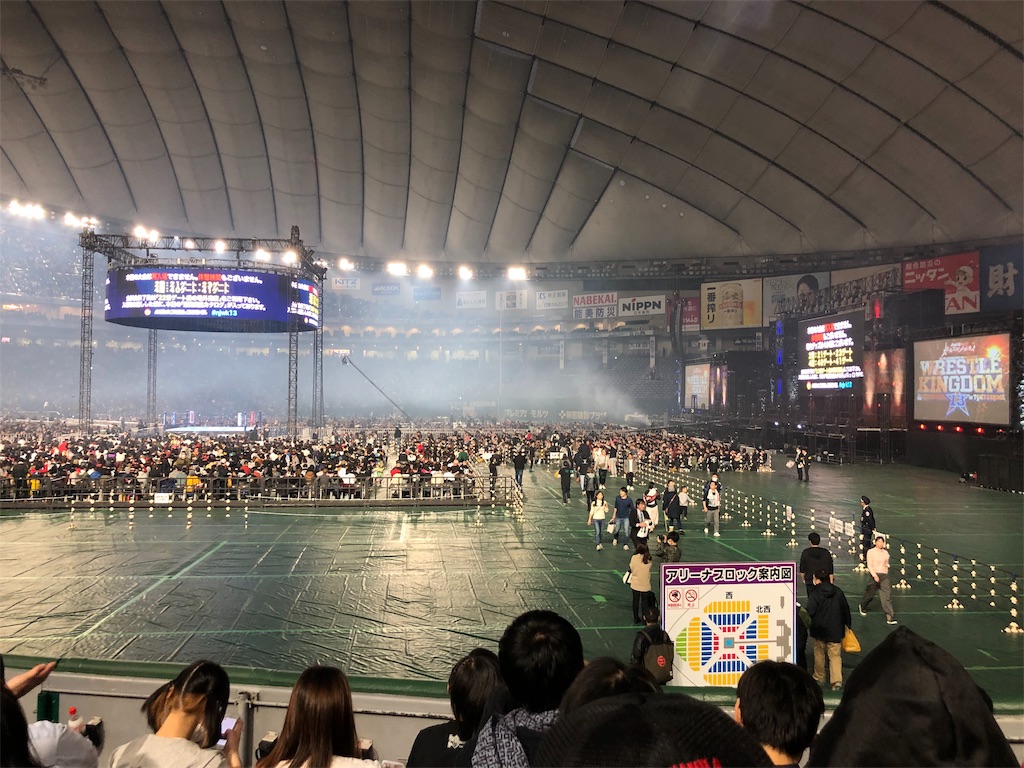 新日本プロレス 1 4東京ドーム 1人で行ってきた 前編 日常のすゝめ